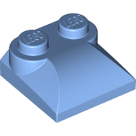 Plaatje in Gallery viewer laden, LEGO® los onderdeel Dakpan Gebogen Medium Blauw 47457