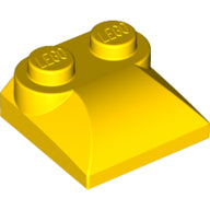 Plaatje in Gallery viewer laden, LEGO® los onderdeel Dakpan Gebogen in kleur Geel 47457