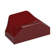 LEGO® los onderdeel Dakpan Gebogen in kleur Donkerrood 47458