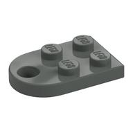 LEGO® los onderdeel Plaat Aangepast Donkergrijs 3176