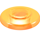 LEGO® los onderdeel Clikits Doorzichtig Oranje 45473