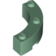 LEGO® los onderdeel Steen Rond in kleur Zandgroen 48092
