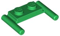 LEGO® los onderdeel Plaat Aangepast in kleur Groen 3839b