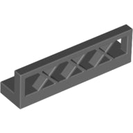 Plaatje in Gallery viewer laden, LEGO® los onderdeel Hek Donker Blauwachtig Grijs 3633