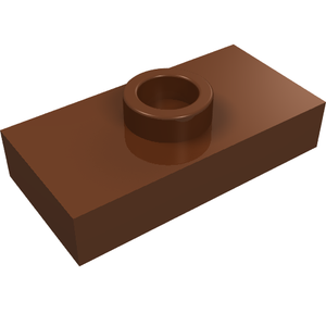 LEGO® los onderdeel Plaat Aangepast Roodachtig Bruin 3794a