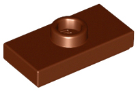 Plaatje in Gallery viewer laden, LEGO® los onderdeel Plaat Aangepast Roodachtig Bruin 3794b