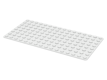 Plaatje in Gallery viewer laden, LEGO® los onderdeel Grondplaat in kleur Wit 3865