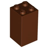 LEGO® los onderdeel Steen in kleur Roodachtig Bruin 30145