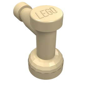 LEGO® los onderdeel Kraan in kleur Geelbruin 4599a