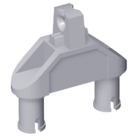 LEGO® los onderdeel Scharnier Licht Blauwachtig Grijs 47973