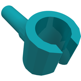 LEGO® los onderdeel Lijf Accessoire Donker Turkoois 983