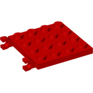 LEGO® los onderdeel Plaat Aangepast in kleur Rood 47998