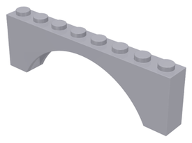 LEGO® los onderdeel Steen Boog Licht Blauwachtig Grijs 3308