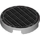 LEGO® Tegel Rond met Motief Licht Blauwachtig Grijs 4150ps4
