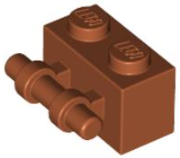 LEGO® los onderdeel Steen Aangepast Donker Oranje 30236