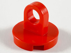 LEGO® los onderdeel Tegel Rond in kleur Rood 2376