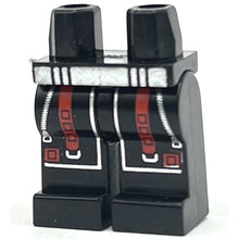 Plaatje in Gallery viewer laden, LEGO® los onderdeel Benen met Motief Zwart 970c00pb0037