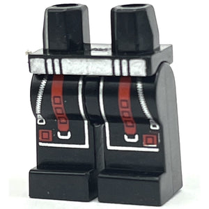 LEGO® los onderdeel Benen met Motief Zwart 970c00pb0037
