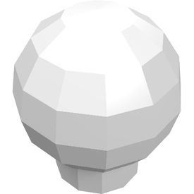 LEGO® los onderdeel Steen Rond in kleur Wit x12