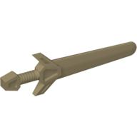 LEGO® los onderdeel Wapen in kleur Plat Donker Goud 48495