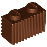 Plaatje in Gallery viewer laden, LEGO® los onderdeel Steen Aangepast Roodachtig Bruin 2877