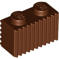 Plaatje in Gallery viewer laden, LEGO® los onderdeel Steen Aangepast Roodachtig Bruin 2877