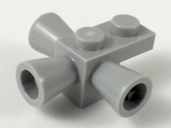 LEGO® onderdeel Steen Aangepast Licht Blauwachtig Grijs 3963