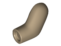 LEGO® los onderdeel Lijf Accessoire Donker Geelbruin 981