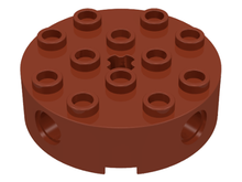 Plaatje in Gallery viewer laden, LEGO® los onderdeel Steen Rond Roodachtig Bruin 6222