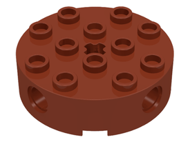 LEGO® los onderdeel Steen Rond Roodachtig Bruin 6222