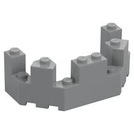 LEGO® los onderdeel Dak Licht Blauwachtig Grijs 6066
