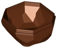 LEGO® los onderdeel Rots in kleur Roodachtig Bruin 30294