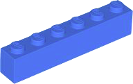 Plaatje in Gallery viewer laden, LEGO® los onderdeel Steen in kleur Blauw Violet 3009