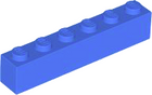 LEGO® los onderdeel Steen in kleur Blauw Violet 3009