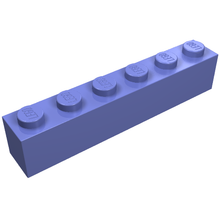 Plaatje in Gallery viewer laden, LEGO® los onderdeel Steen in kleur Blauw Violet 3009