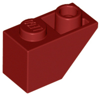 LEGO® los onderdeel Dakpan Omgekeerd Donkerrood 3665