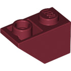 LEGO® los onderdeel Dakpan Omgekeerd Donkerrood 3665