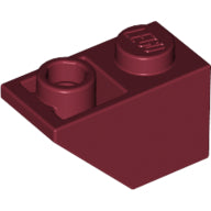 LEGO® los onderdeel Dakpan Omgekeerd Donkerrood 3665