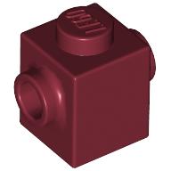 LEGO® los onderdeel Steen Aangepast Donkerrood 47905