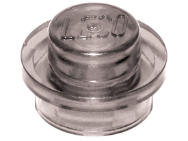 LEGO® los onderdeel Plaat Rond Doorzichtig Zwart 4073