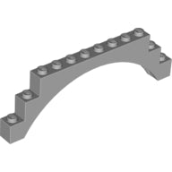 Plaatje in Gallery viewer laden, LEGO® los onderdeel Steen Boog Licht Blauwachtig Grijs 6108
