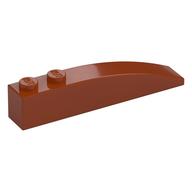 LEGO® los onderdeel Dakpan Gebogen Donker Oranje 42022