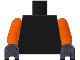 Plaatje in Gallery viewer laden, LEGO® los onderdeel Lijf in kleur Zwart 973c005