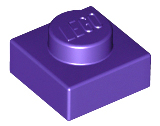 Plaatje in Gallery viewer laden, LEGO® los onderdeel Plaat Algemeen in kleur Donkerpaars 3024
