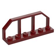 LEGO® los onderdeel Plaat Aangepast in kleur Donkerrood 6583
