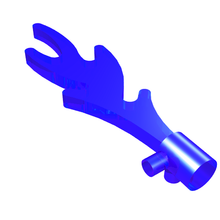Plaatje in Gallery viewer laden, LEGO® los onderdeel Energy Effect Doorzichtig Paars 6126