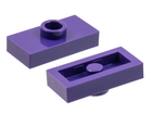 LEGO® los onderdeel Plaat Aangepast Donkerpaars 3794a