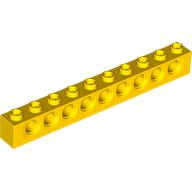 Plaatje in Gallery viewer laden, LEGO® los onderdeel Technische Steen in kleur Geel 2730