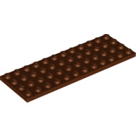 LEGO® los onderdeel Plaat Algemeen Roodachtig Bruin 3029