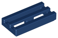 Plaatje in Gallery viewer laden, LEGO® los onderdeel Tegel Aangepast Donkerblauw 2412b